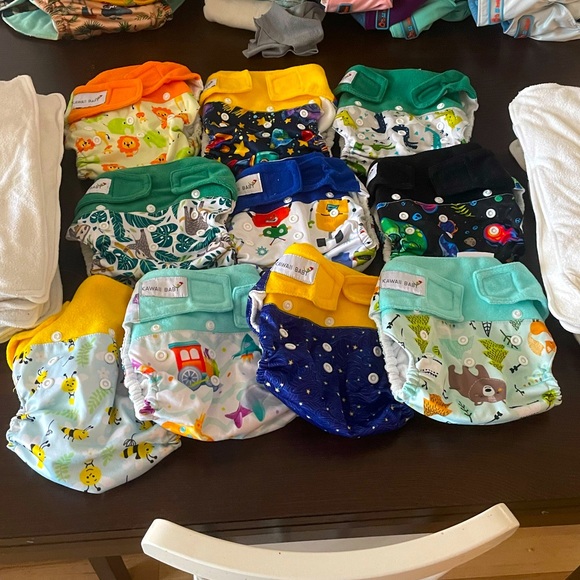 Kawaii Baby Other Velcro Cloth Pocket Diapers Kawaii Diapers